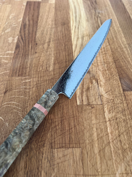 Tsunehisa Nickel Damascus Sujihiki 240 mm Limited