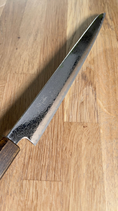 Tsunehisa Nickel Damascus Sujihiki 240 mm