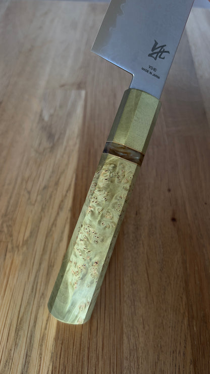 Toshitaka Damask Santoku 180 mm