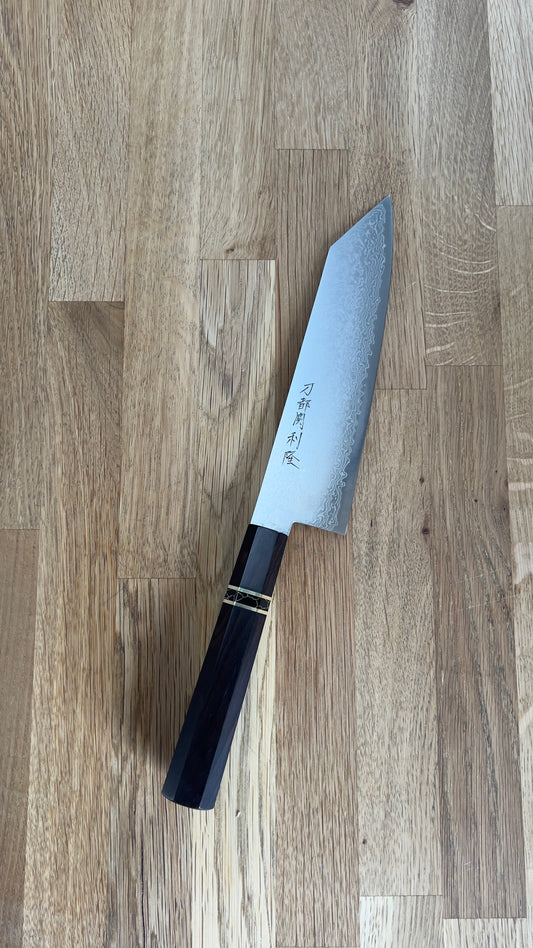 Toshitaka damask Kiritsuke 180 mm